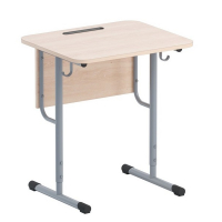 Стол одноместный ученический на круглой трубе - fgospostavki.ru - Одинцово