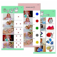 Комплект из 10 карточек "Обучающий калейдоскоп для ДО. Познание. Мой день" - fgospostavki.ru - Одинцово