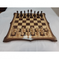 Фигуры Стаунтон Премиум с доской из массива ореха - fgospostavki.ru - Одинцово