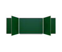 Меловая доска аудиторная пятиэлементная магнитная зеленая эмалированная (3000*1000) - fgospostavki.ru - Одинцово