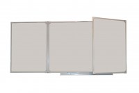 Доска магнитно-маркерная настенная трехэлементная белая полимерная (3000*1000) - fgospostavki.ru - Одинцово