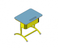 Стол ученический "Асташка -1" одноместный регулируемый - fgospostavki.ru - Одинцово