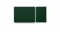 Меловая доска аудиторная двухэлементная магнитная зеленая полимерная (2250*1000) - fgospostavki.ru - Одинцово