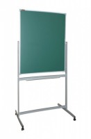 Доска аудиторная поворотная магнитная зеленая полимерная (750*1000) - fgospostavki.ru - Одинцово
