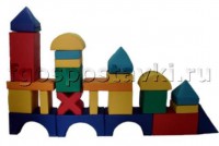 Мягкий модуль-конструктор "Архитектор" (24 элемента) - fgospostavki.ru - Одинцово