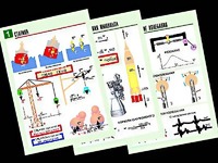 Комплект таблиц "Механика. Законы сохранения. Колебания и волны" (8 таблиц, формат А1, ламинированные) - fgospostavki.ru - Одинцово