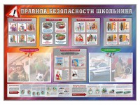 Стенд-уголок "Правила безопасности школьника" - fgospostavki.ru - Одинцово