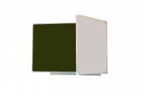 Доска аудиторная двухэлементная магнитная комбинированная эмалированная (2250*1000) - fgospostavki.ru - Одинцово