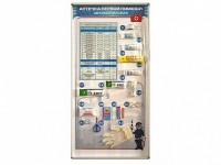 Стенд "Состав автомобильной аптечки" с оригинальными образцами - fgospostavki.ru - Одинцово
