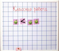 Магнитно-маркерная доска "Клетка" (86 см х 75 см) - fgospostavki.ru - Одинцово