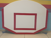 Щит стритбольный тренировочный (влагостойкая фанера), размер 1200х900 миллиметров - fgospostavki.ru - Одинцово