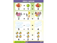 Таблица демонстрационная "Сложение и вычитание" (винил 70x100) - fgospostavki.ru - Одинцово