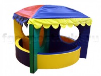 Сухой бассейн-трансформер "Карусель" 6 элементов с шариками - fgospostavki.ru - Одинцово