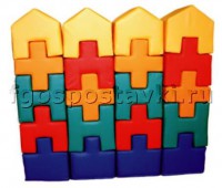 Мягкий модуль-конструктор "Строитель" (40 элементов) - fgospostavki.ru - Одинцово