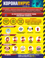 Плакат "Коронавирус" (вариант 1) - fgospostavki.ru - Одинцово