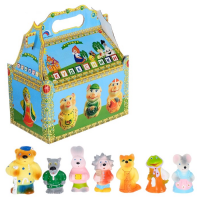 Набор резиновых игрушек "Теремок" - fgospostavki.ru - Одинцово