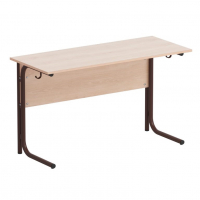 Стол ученический двухместный на круглой трубе - fgospostavki.ru - Одинцово