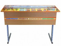 Комплект двухместного стола со стульями для детских автоклассов - fgospostavki.ru - Одинцово