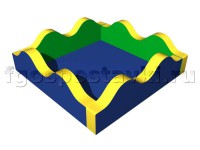 Сухой бассейн "Волна-2" с аппликацией - fgospostavki.ru - Одинцово