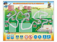 Стенд "Безопасный путь в школу" с комплектом сменных карточек - fgospostavki.ru - Одинцово