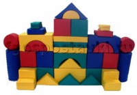 Мягкий модуль-конструктор "Замок" (33 элемента) - fgospostavki.ru - Одинцово