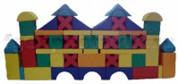 Мягкий модуль-конструктор "Замок" (52 элемента) - fgospostavki.ru - Одинцово