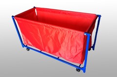 Контейнер для мячей на колесиках (разборный без крышки) - fgospostavki.ru - Одинцово