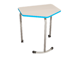 Стол мобильный модульный трапециевидный FLEXY с антивандальной кромкой - fgospostavki.ru - Одинцово