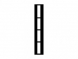 Набор магнитных карточек "Двойная тактовая черта" (6 штук) - fgospostavki.ru - Одинцово