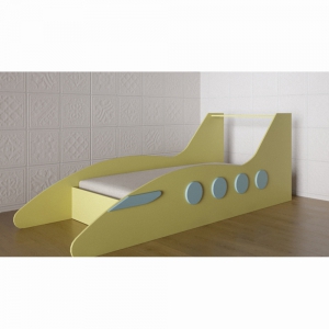 Детская кровать-самолет «Аэробус» - fgospostavki.ru - Одинцово