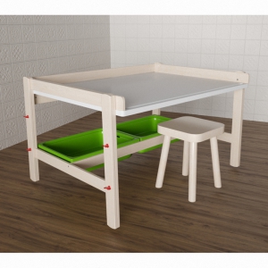 Стол растущий на регулируемых ножках «Снежок №1» - fgospostavki.ru - Одинцово