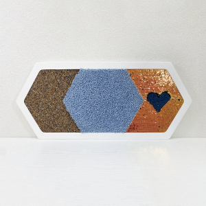 Декоративная тактильная панель 3в1 - «Пробка, Ворс, Пайетка» - fgospostavki.ru - Одинцово