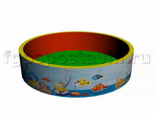 Сухой бассейн круглый с шелкографией - fgospostavki.ru - Одинцово