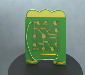 Бизиборд «Зеленый лабиринт» - fgospostavki.ru - Одинцово