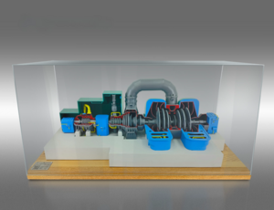 Наглядный макет "Разрез паровой турбины ТЭЦ" - fgospostavki.ru - Одинцово