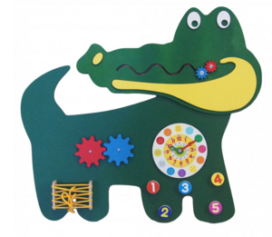 Бизиборд «Зеленый крокодил» - fgospostavki.ru - Одинцово