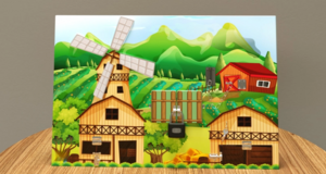 Настенная панель «Деревенский двор» - fgospostavki.ru - Одинцово