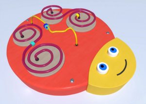 Настенный игровой элемент в виде головы гусеницы - fgospostavki.ru - Одинцово