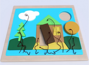 Настенная панель «Домик» - fgospostavki.ru - Одинцово