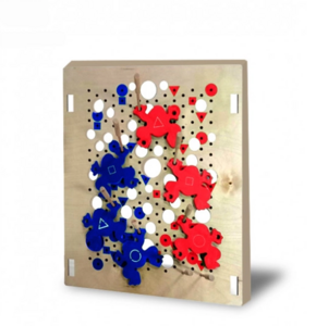 Тактильно-развивающая панель «Цветные лягушки» - fgospostavki.ru - Одинцово