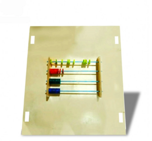 Тактильно-развивающая панель «Цветные счеты» - fgospostavki.ru - Одинцово