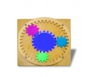 Тактильно-развивающая панель «Цветные шестеренки» - fgospostavki.ru - Одинцово