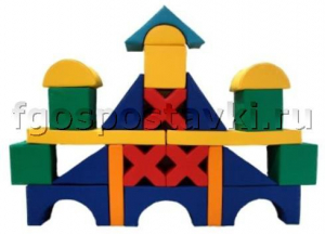 Мягкий модуль-конструктор "Терем" (23 элемента) - fgospostavki.ru - Одинцово