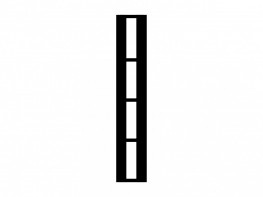 Набор магнитных карточек "Двойная тактовая черта" (6 штук) - fgospostavki.ru - Одинцово