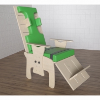 Стул для ребенка с ОВЗ с регулируемой подножкой «Адаптация» №1 - fgospostavki.ru - Одинцово