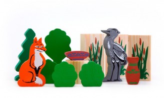 Комплект игрушек для сказкотерапии "Лиса и журавль" - fgospostavki.ru - Одинцово