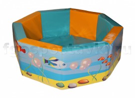 Бассейн восьмигранный с шелкографией - fgospostavki.ru - Одинцово