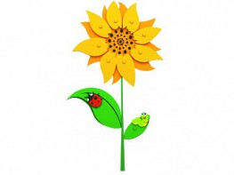 Сенсомоторное декоративно-развивающее панно "Подсолнух" - fgospostavki.ru - Одинцово