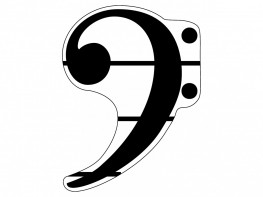 Набор магнитных карточек "Басовый ключ "фа" (3 штуки) - fgospostavki.ru - Одинцово