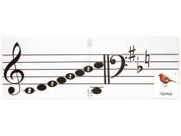 Настольное мягкое магнитно-маркерное поле с нотным станом - fgospostavki.ru - Одинцово